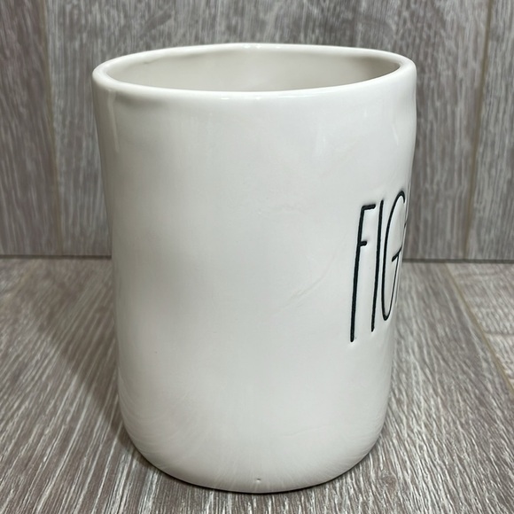 NWT Rae Dunn “FIGHTER” Ceramic Coffee Tea Mug - Picture 2 of 6